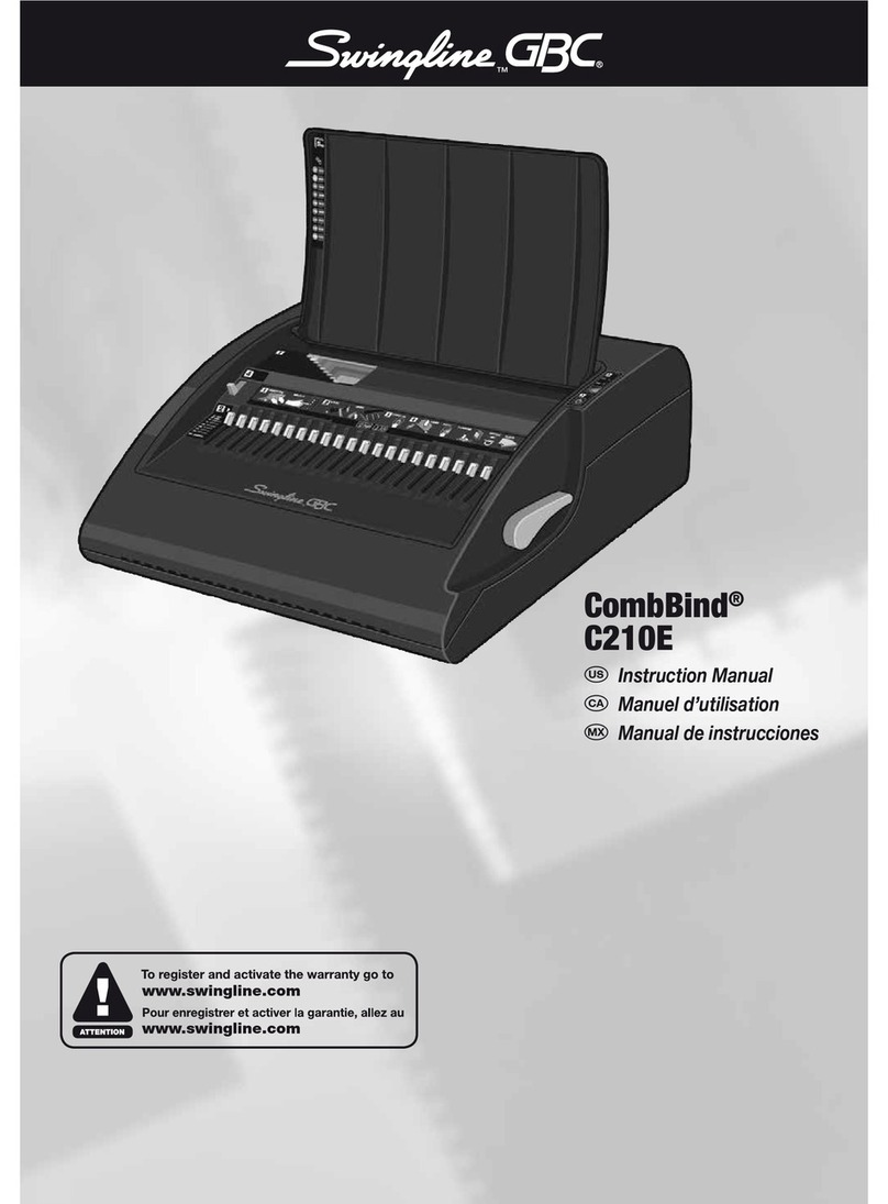 GBC CombBind 210E User manual