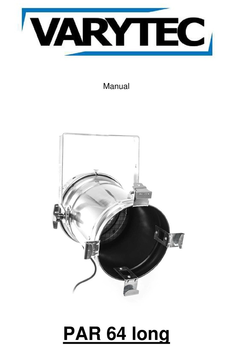 Varytec PAR 64 long manual