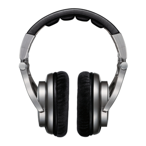 Shure SRH940 User manual