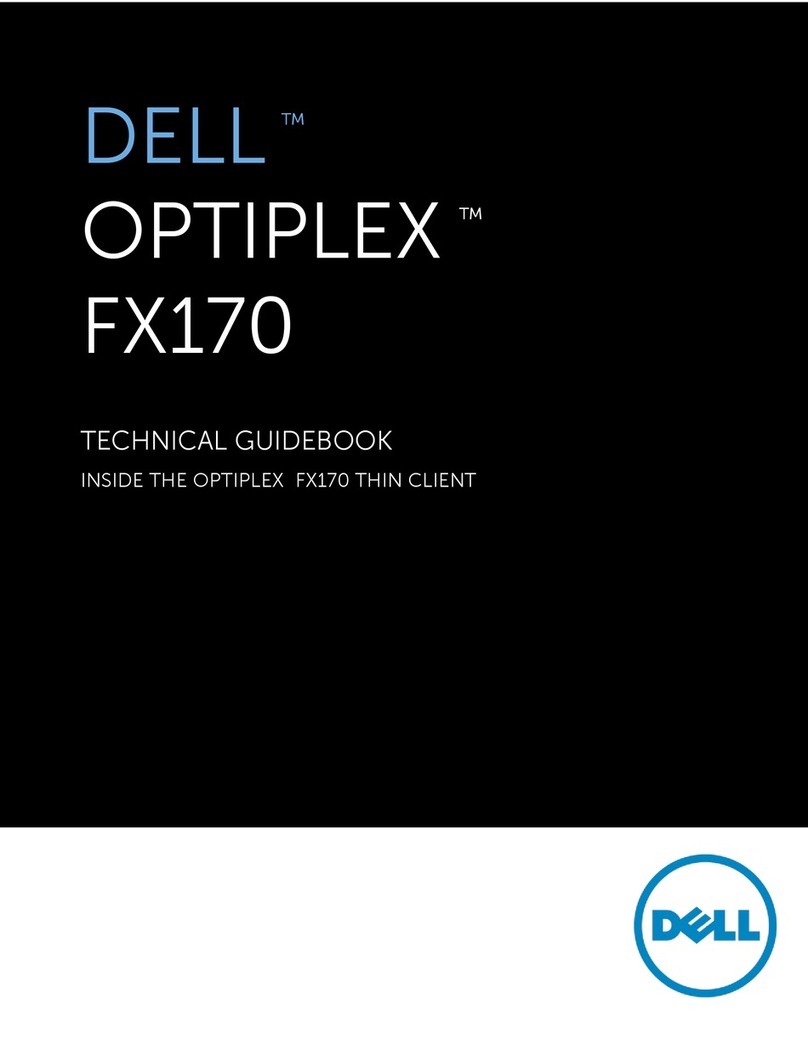 Dell OptiPlex FX170 User manual Dell OptiPlex FX170 User manual