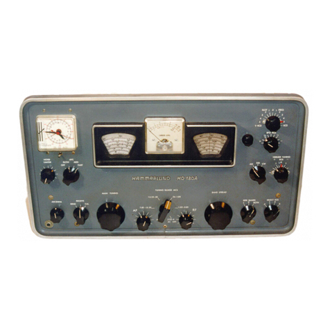 Hammarlund HQ-180A Series Technical description, test and operating instructions Hammarlund HQ-180A Series Technical description, test and operating instructions