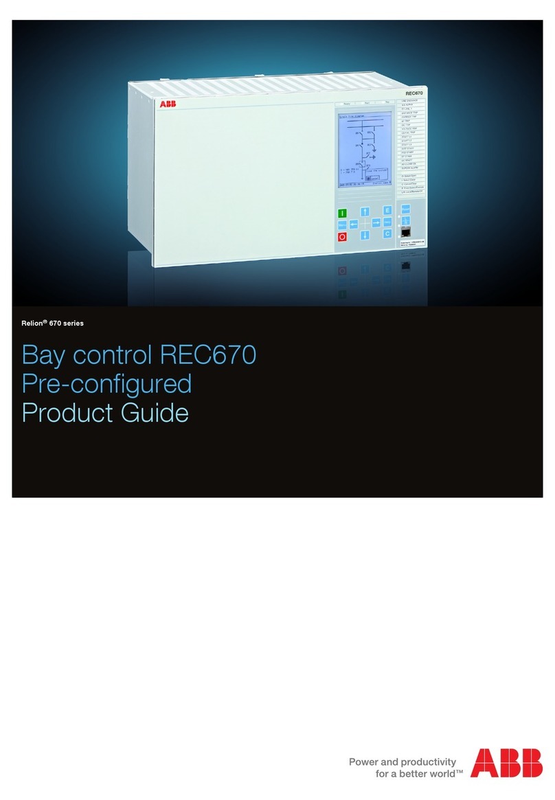 ABB Relion 670 series REC670 User manual