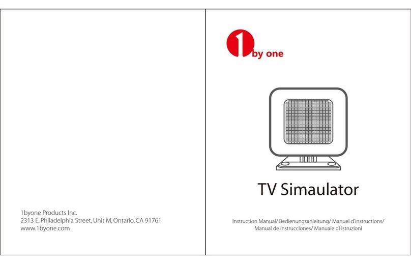 1 BY ONE 105US-0001 instruction manual
