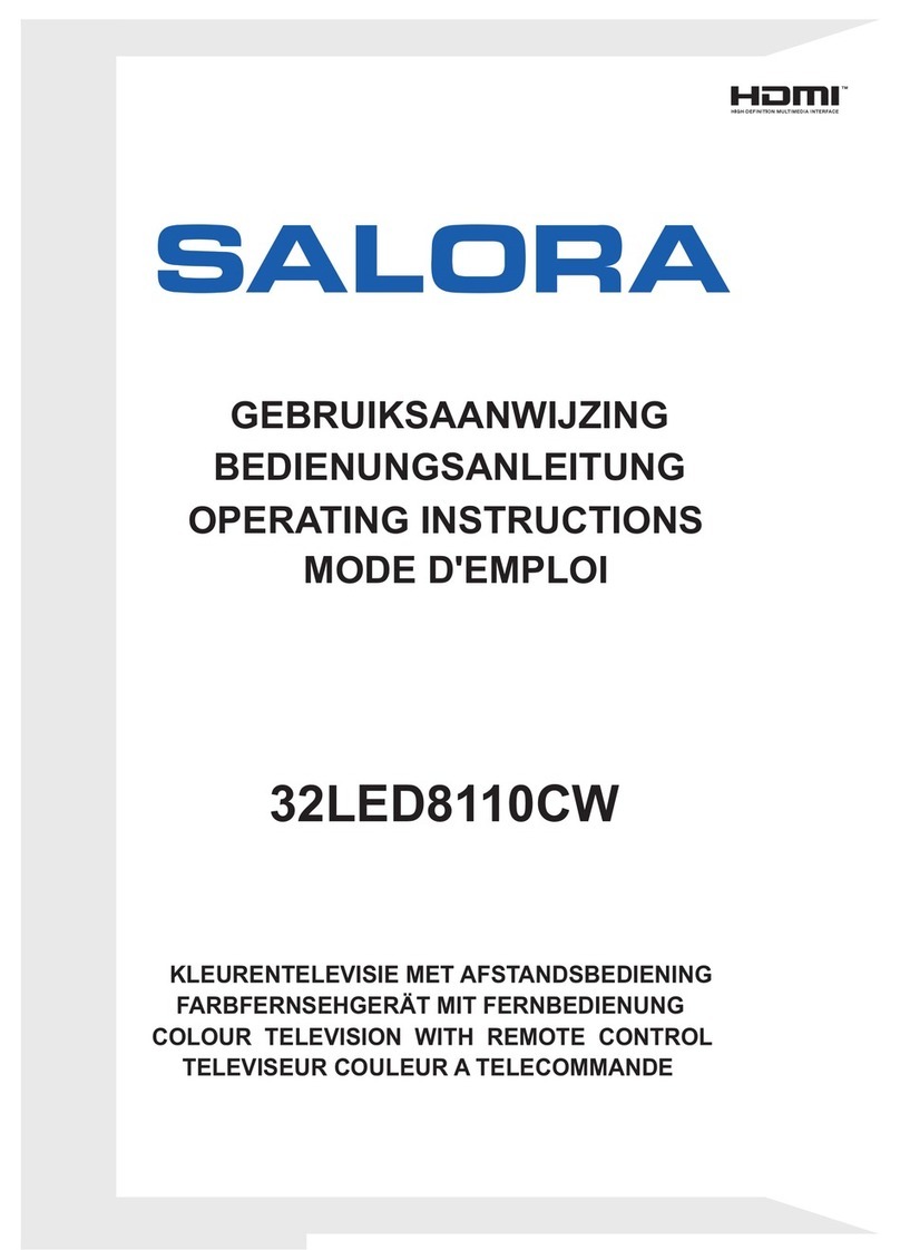 Salora 32LED8110CW User manual Salora 32LED8110CW User manual