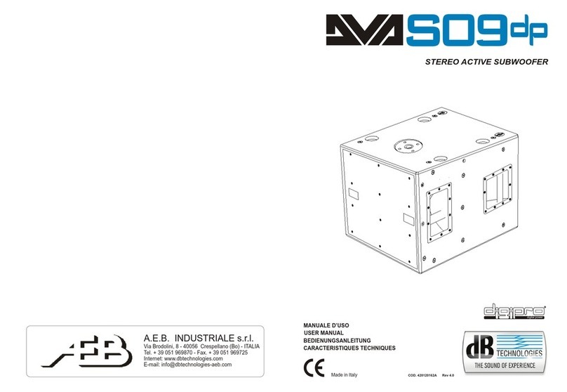 A.E.B. DVA S09 DP User manual