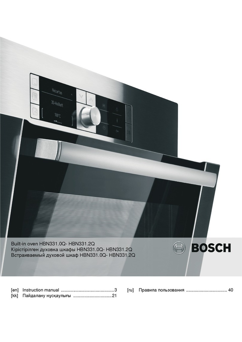 Bosch HBN331.0Q instruction manual