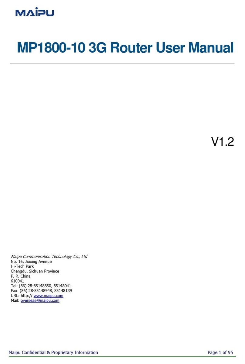Maipu MP1800-10 user manual