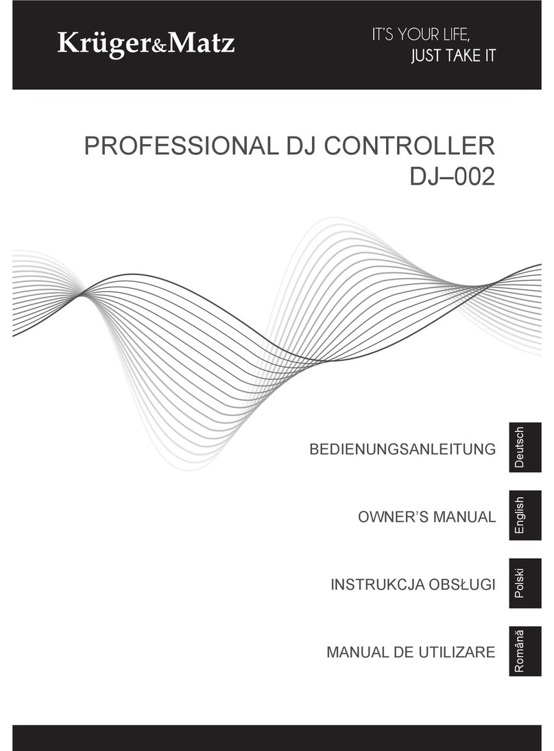 Kruger&Matz DJ-002 owner's manual
