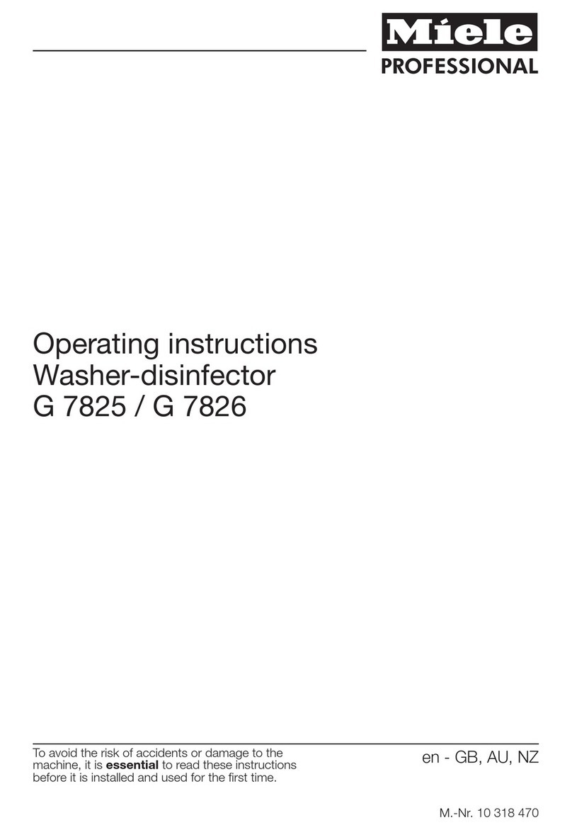 Miele G 7825 User manual