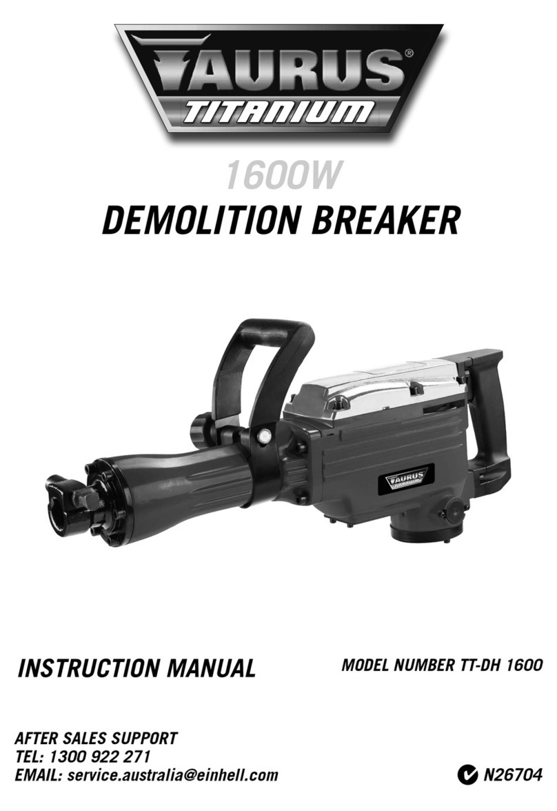 EINHELL Taurus Titanium TT-DH 1600 User manual
