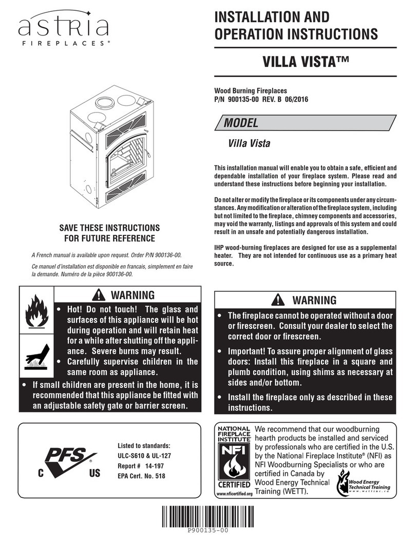 Astria VILLA VISTA User manual