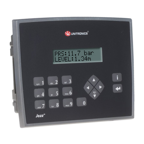 Unitronics Jazz OPLC JZ20-R10 User manual Unitronics Jazz OPLC JZ20-R10 User manual
