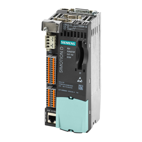 Siemens SIMOTION D410-2DP/PN User manual