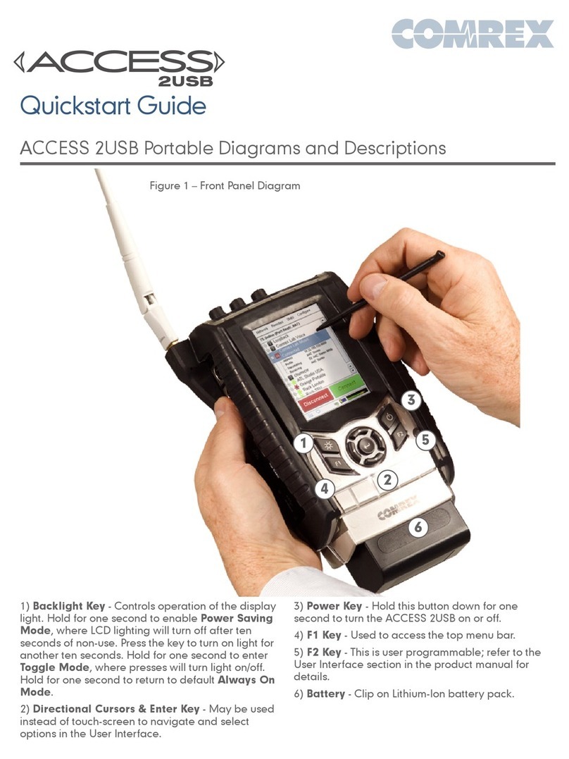 Comrex ACCESS 2USB quick start guide