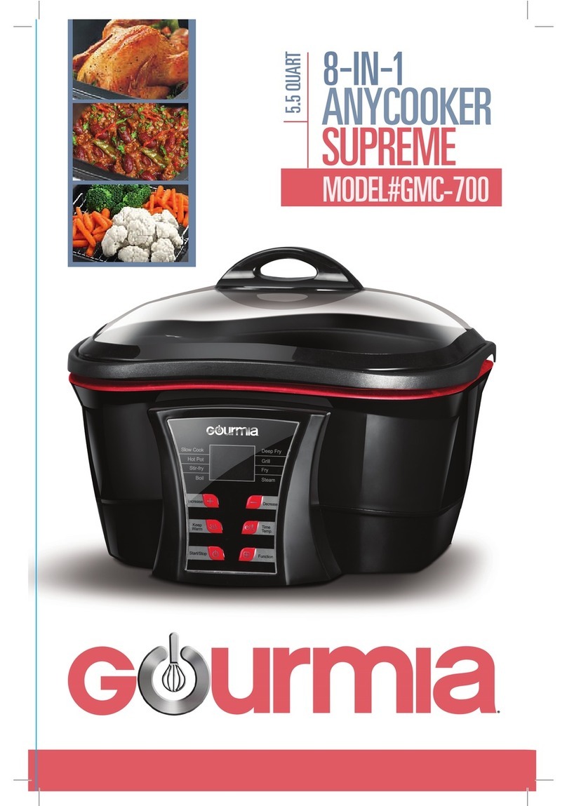 Gourmia GMC-700 manual