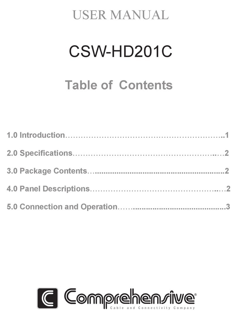 Comprehensive CSW-HD201C user manual