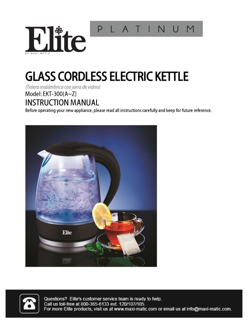 Elite EKT-300 instruction manual