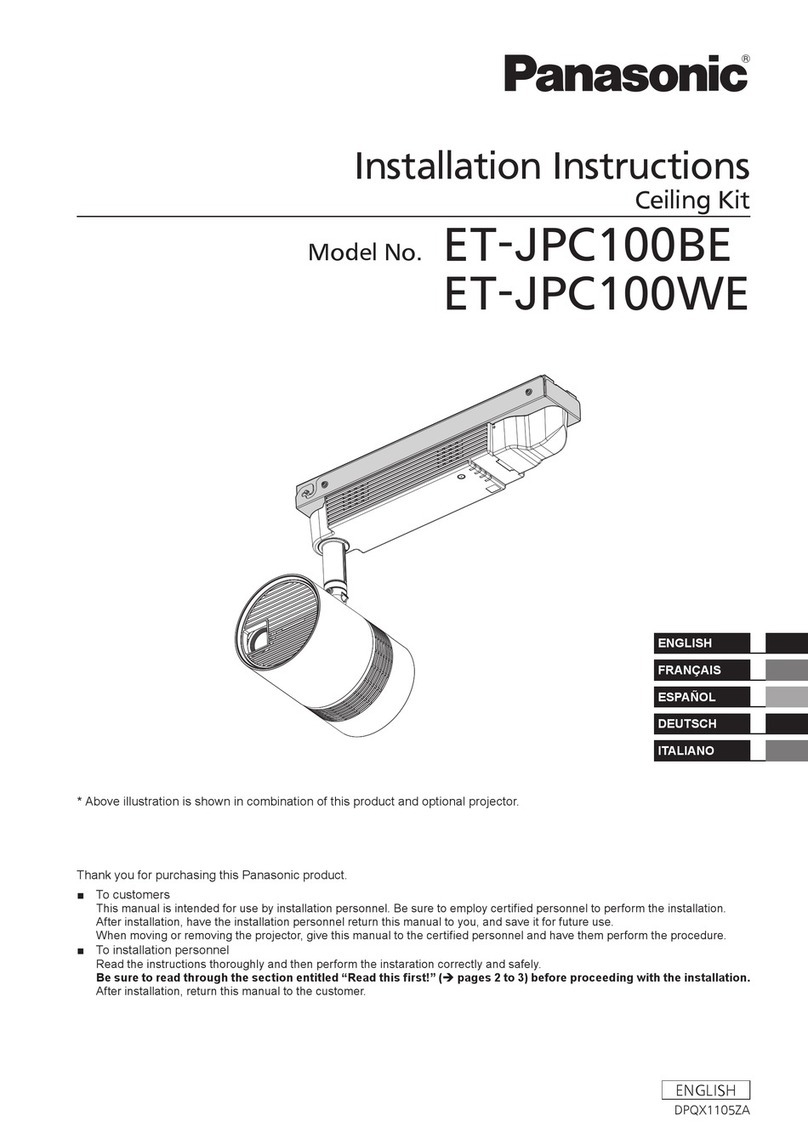Panasonic et-jpc100be installation instructions