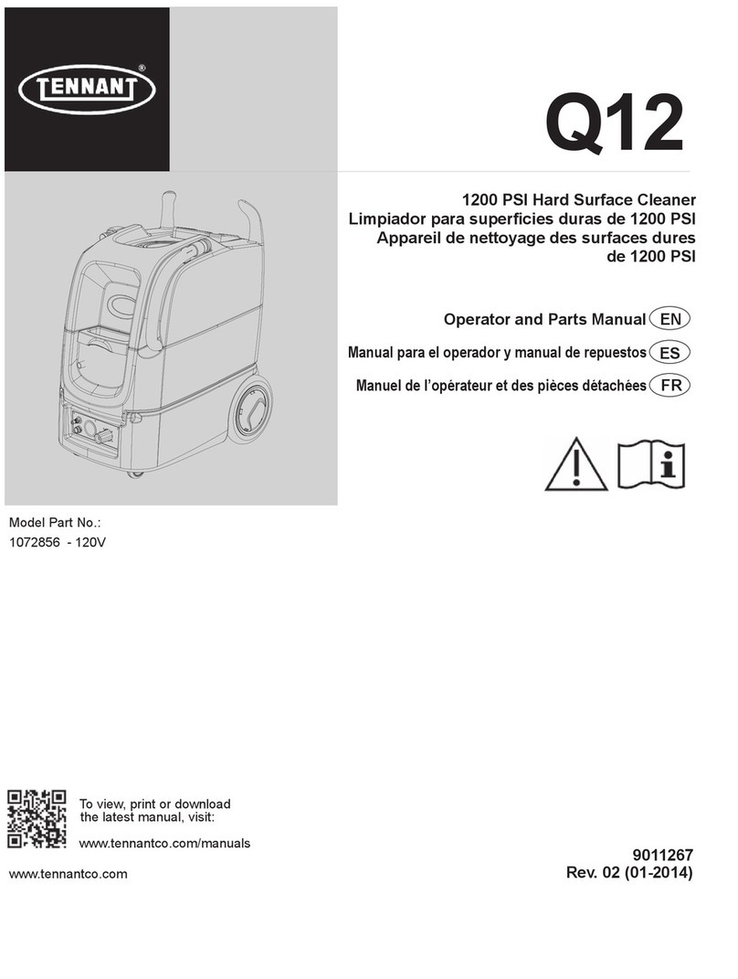 Tennant Q12 Operator and parts manual
