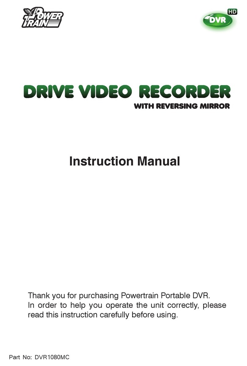 Powertrain DVR1080MC instruction manual