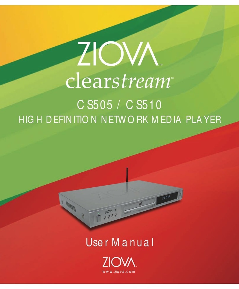 Ziova clearstream CS505 user manual