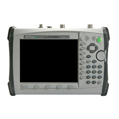 Anritsu MS2024A/MS2026A User manual