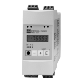 Endress+Hauser RMA 422 User manual