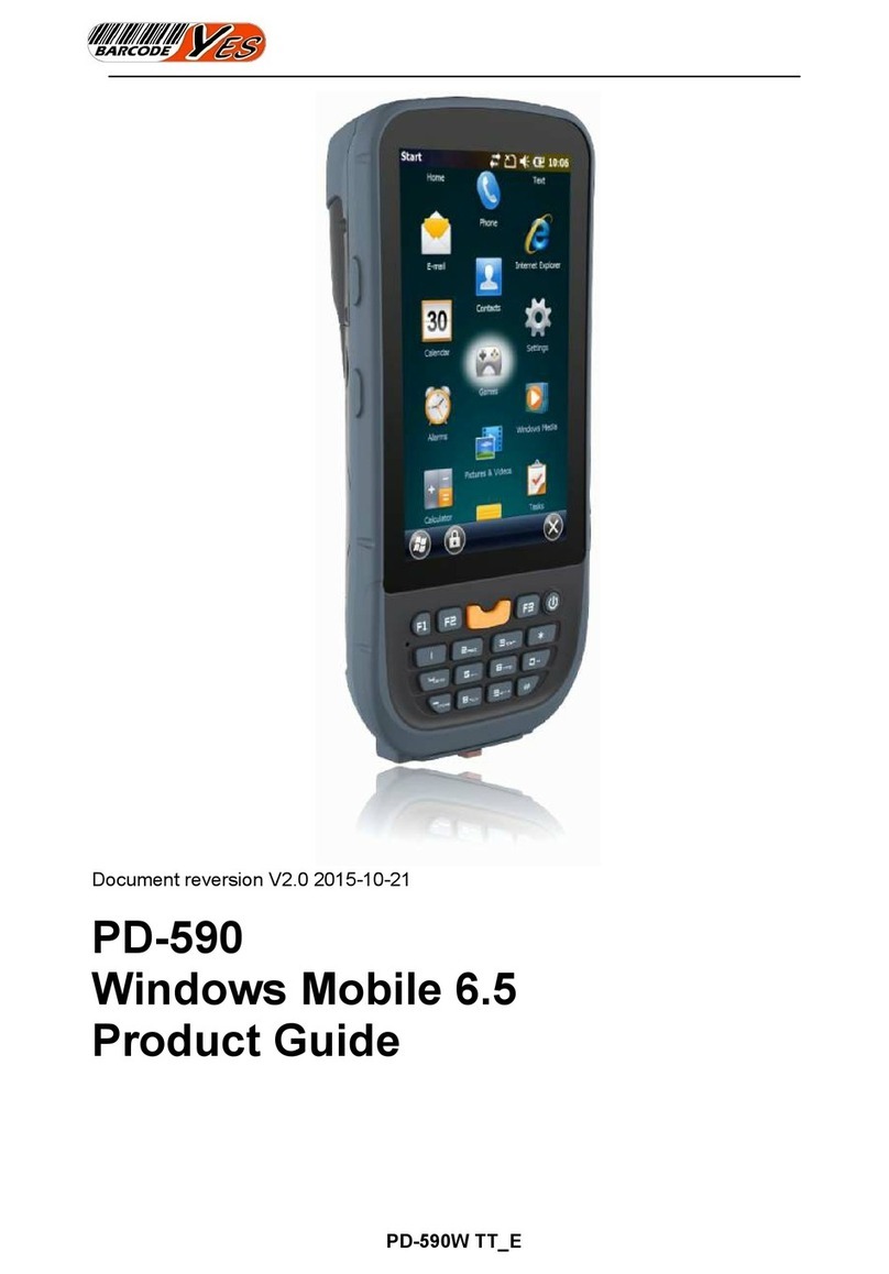 BarcodeYes PD-590 Product guide