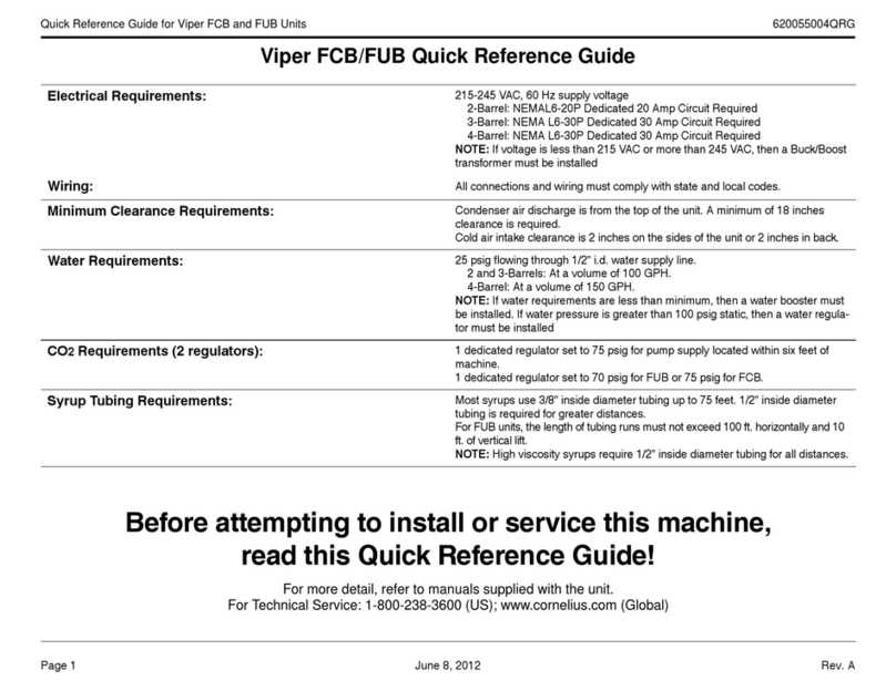 Cornelius viper fcb Quick reference guide