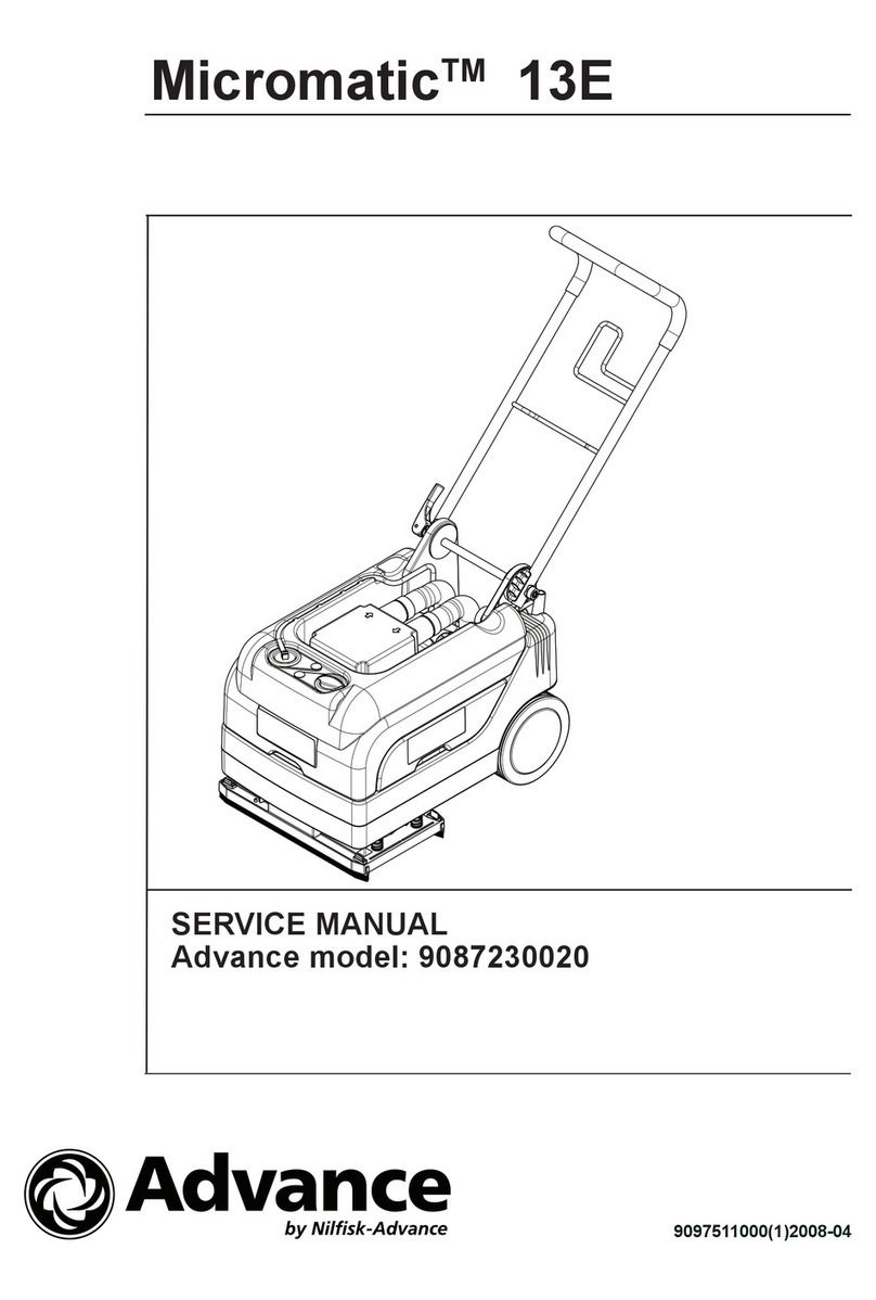 Nilfisk-Advance MICROMATIC 13E User manual