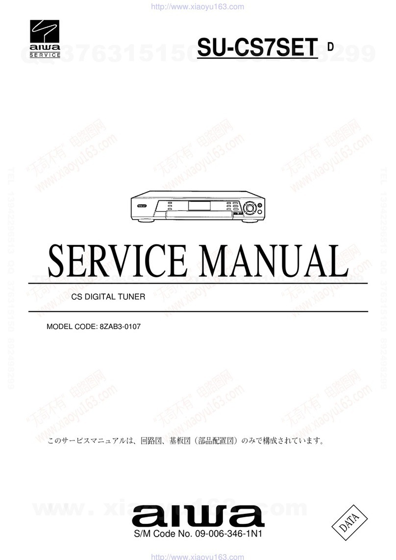 Aiwa 8ZAB3-0107 Service manual