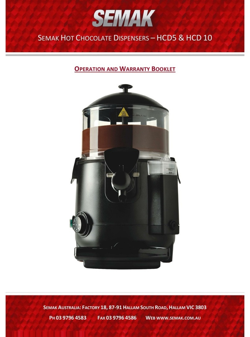 SEMAK HCD5 Operation and warranty booklet