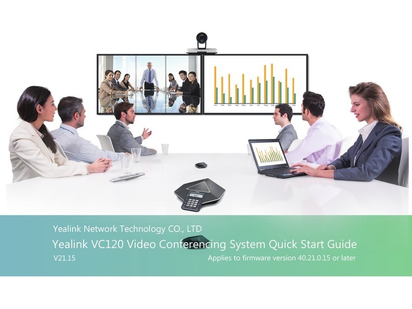 Yealink VC120 V User manual