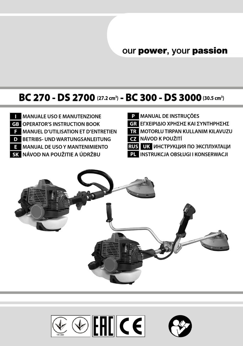 Efco BC 270 - DS 2700 Manual Efco BC 270 - DS 2700 Manual