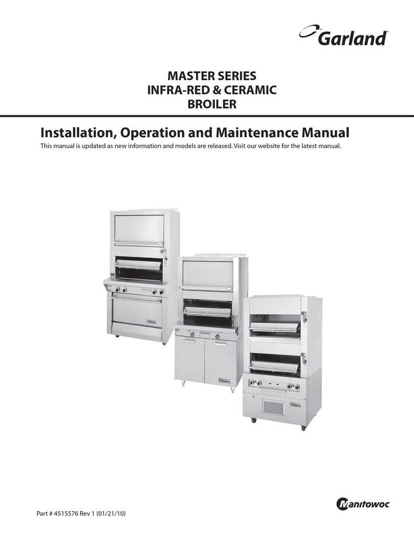 Garland M60XR Installation, operation and maintenance manual