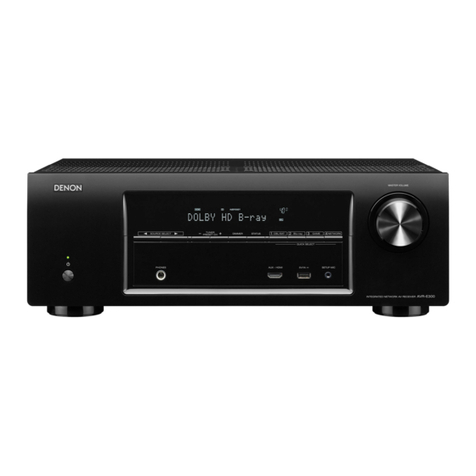 Denon AVR-E300 User manual