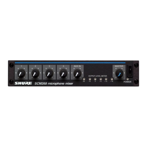 Shure SCM268 user guide