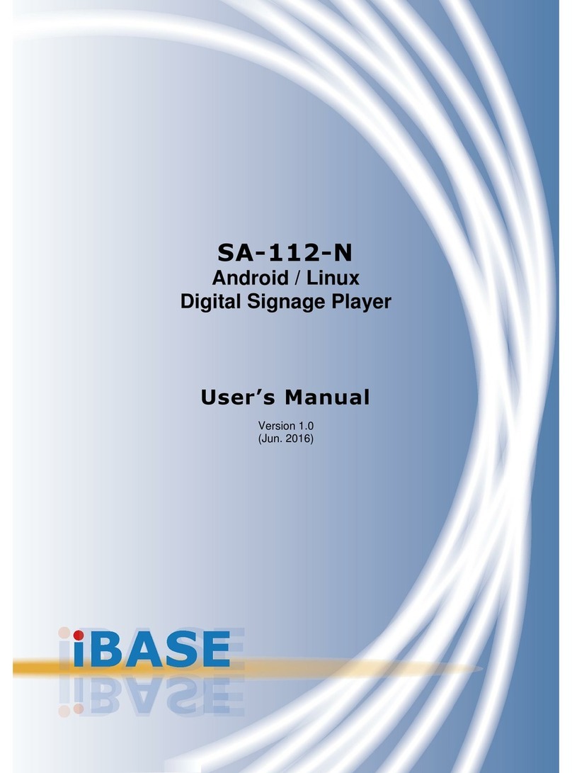 IBASE Technology SA-112-N User manual