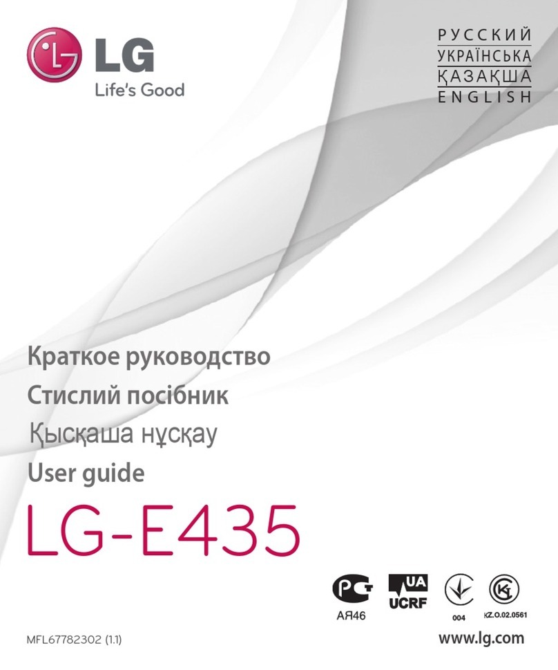 LG LG-E435 User manual