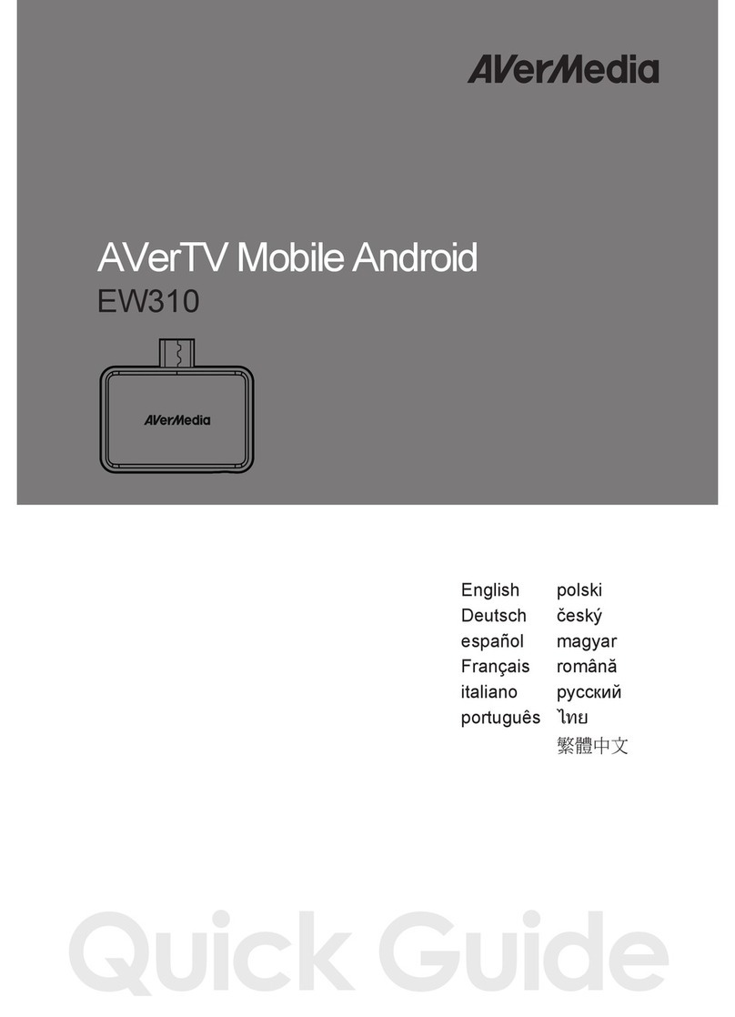 Avermedia EW310 User manual Avermedia EW310 User manual