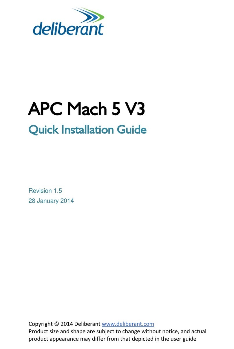 Deliberant APC Mach 5 V3 User manual