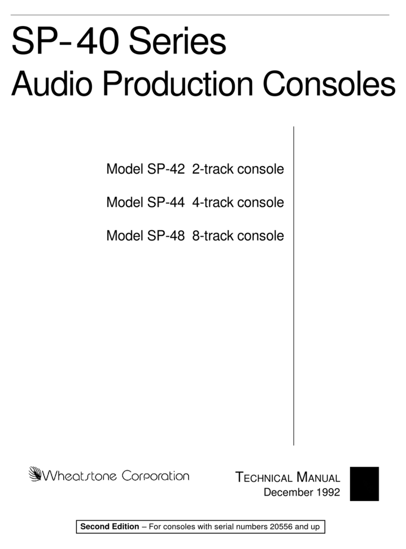 Wheatstone SP-42 Technical manual