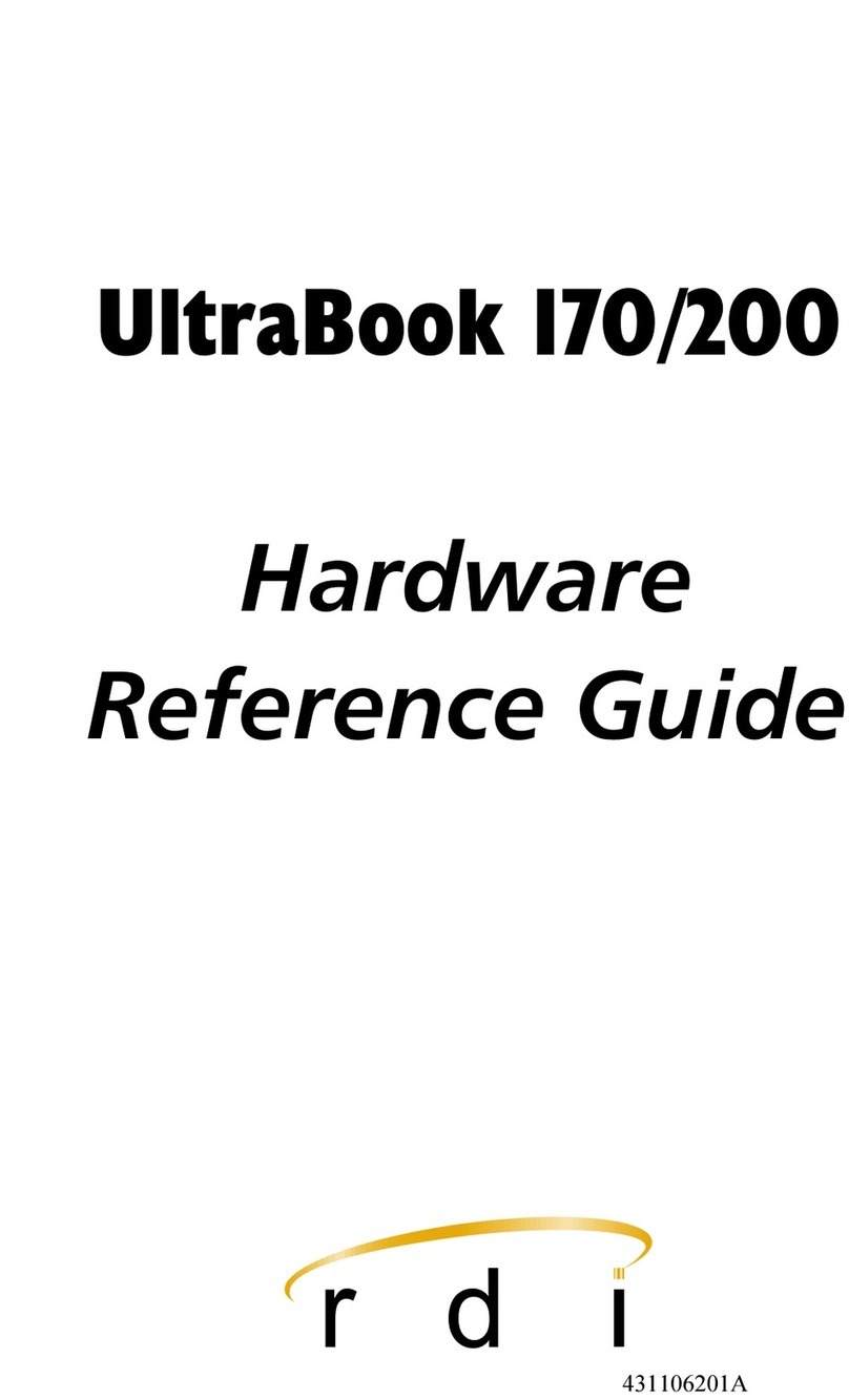 RDI Ultrabook 170 Hardware reference guide