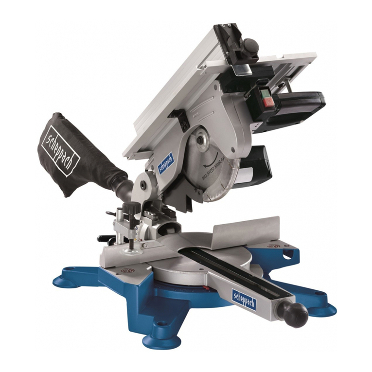 Scheppach HM100T Installation instructions