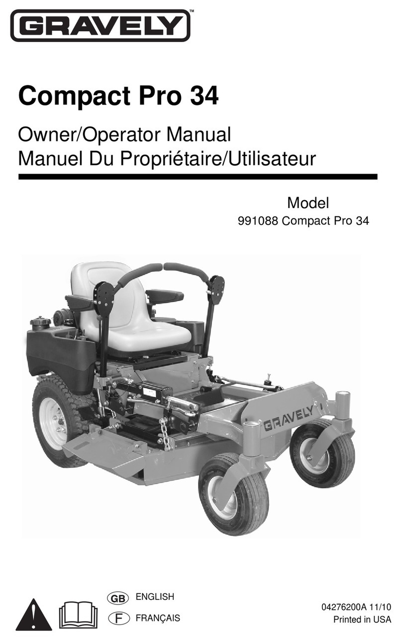 Gravely Compact Pro 34 Operator's manual