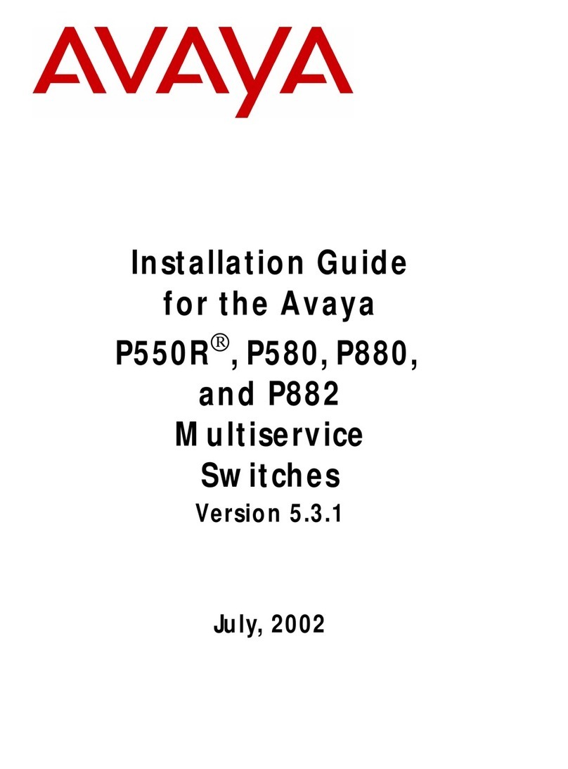 Avaya Cajun P550R installation guide