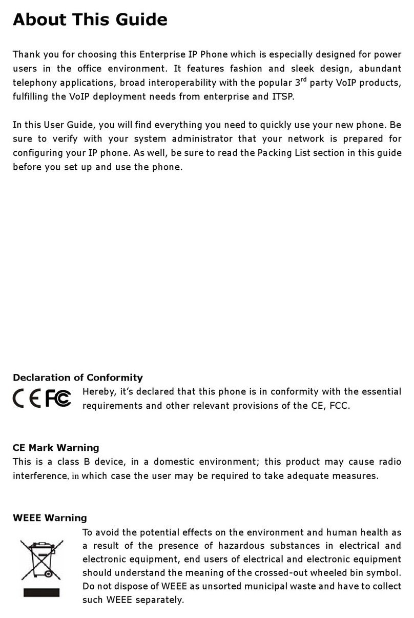 Grandstream Networks Enterprise IP Phone User manual Grandstream Networks Enterprise IP Phone User manual