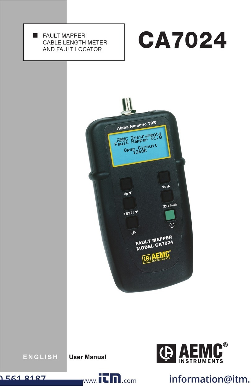 AEMC CA7024 TDR user manual