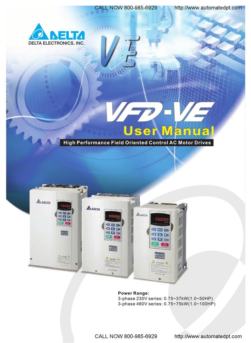 Delta Electronics VFD-VE User manual