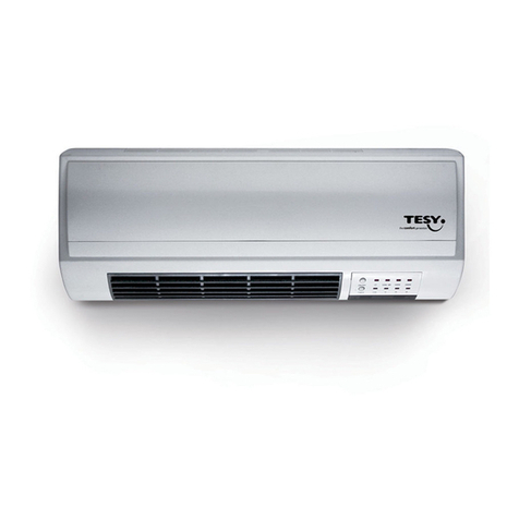 TESY HL-275W PTC Installation and operation manual